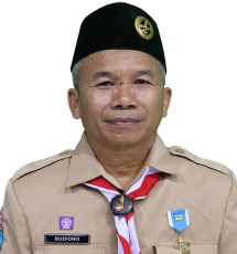 Baca sambutan Ketua Kwarran